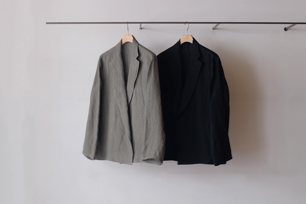 最終　blurhms Wash Linen Cardigan Jacket