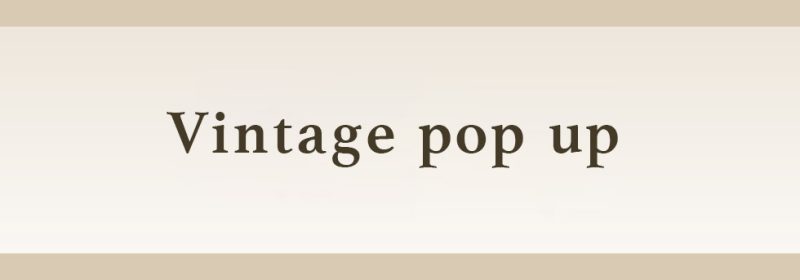 Vintage pop up